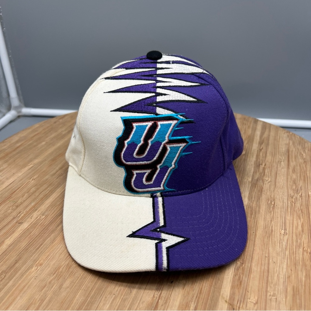 Utah Jazz Starter Shockwave NBA Snapback Hat‎ Cap Vintage 90s Velcro Back